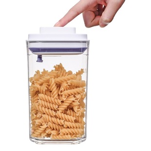 950ml Квадратный прозрачный резервуар для хранения Кухонная зерновая пластиковая кондитерская коробка для упаковки фруктов