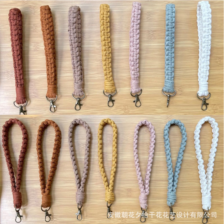 Llavero tejido a mano Nórdico tejido colgante bolsa colgante coche llavero lana llavero Navidad