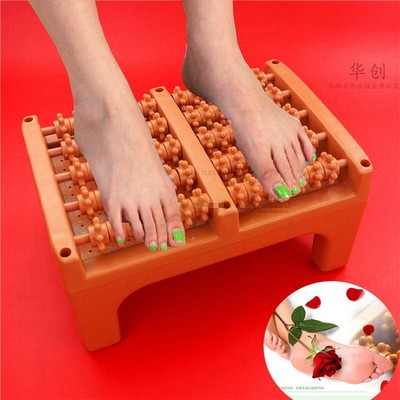 household Foot Massager Foot acupoint Massage Cushion Plastic woodiness Roller Foot Massager Foot tool
