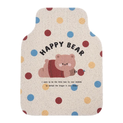 Universal Foot Pad Cute Bear Car Anti-Slip - lying-in-front-of-the-bears-feet