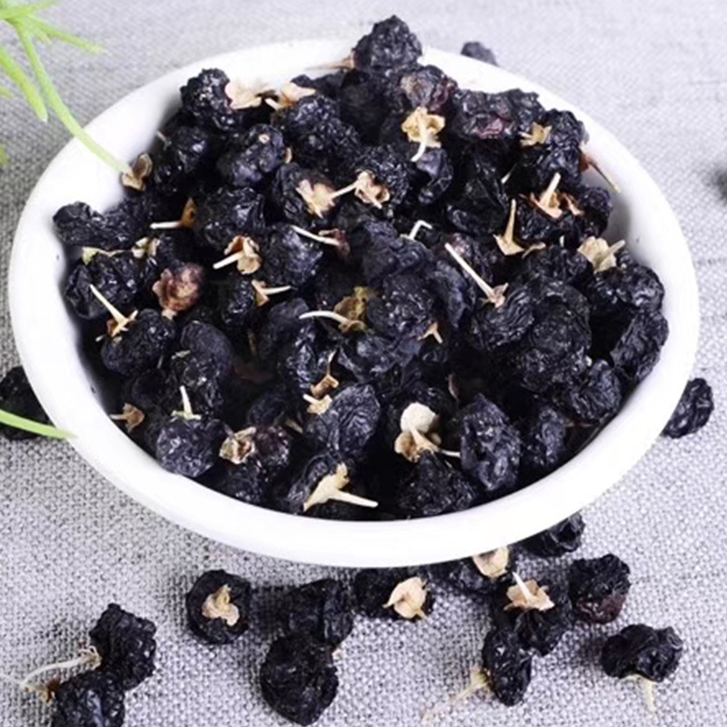 青海柴达木黑枸杞250克瓶装大中小果黑源头直销子现货保健干果