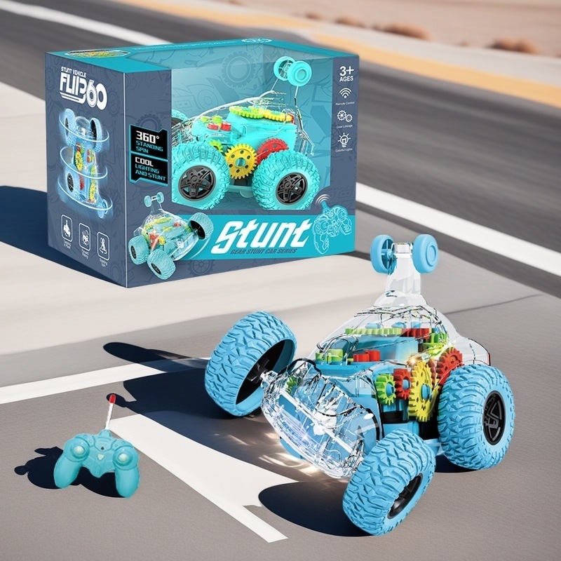 <クロスボーダー熱売> 四通リモコン電動ダンプカー子供無線リモコンクール特技回転車玩具|undefined