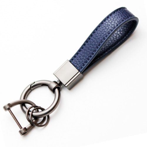 New Leather Car Keychain Holder DIY Car Accessory Decor Key Case Car Accessory Wholesale
