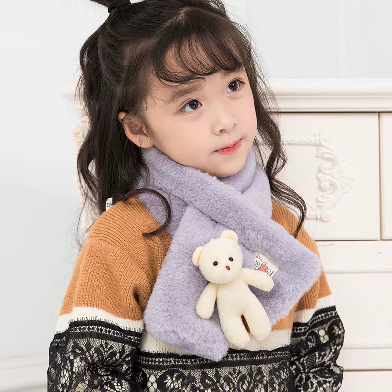 Children's demi-season cartoon warm scarf for boys