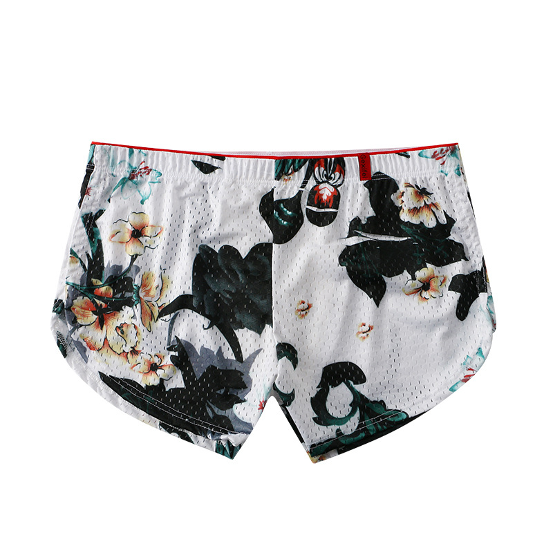 Pantalones de hielo de hombre antibacterianos de alta calidad, pantalones cortos de ángulo plano, pantalones deportivos, calzoncillos de cabeza, pantalones de hombre.