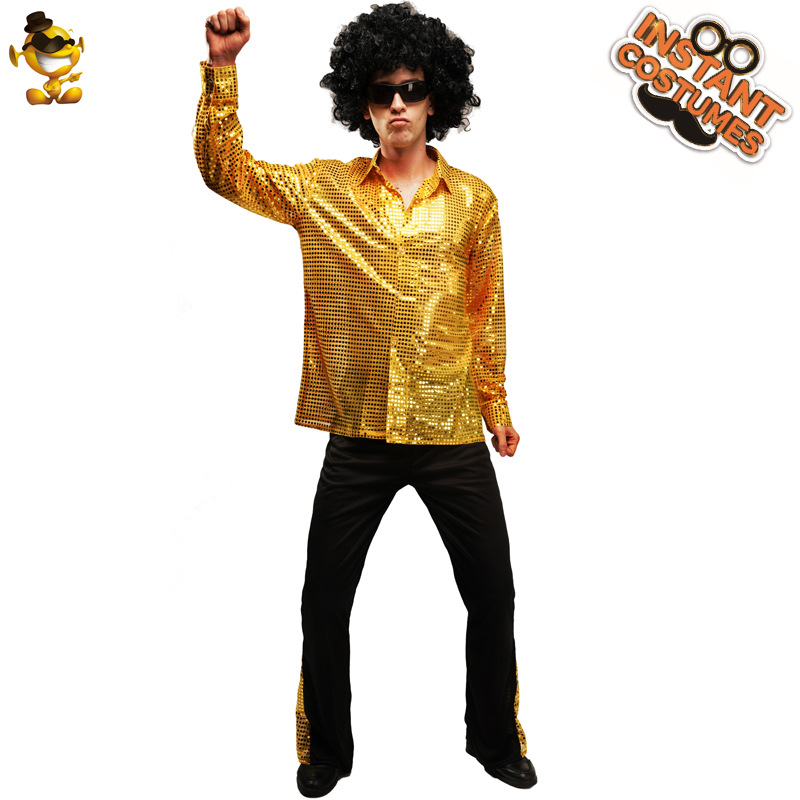 Adulto Halloween Europa y América Retro Moda 70 Disco Hip Hop Retro Juego de rol Trajes de fiesta