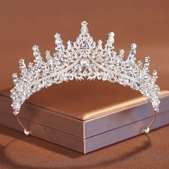 皇冠新娘頭飾韓式大氣婚紗髮飾女神同款十八歲成人禮公主生日王冠