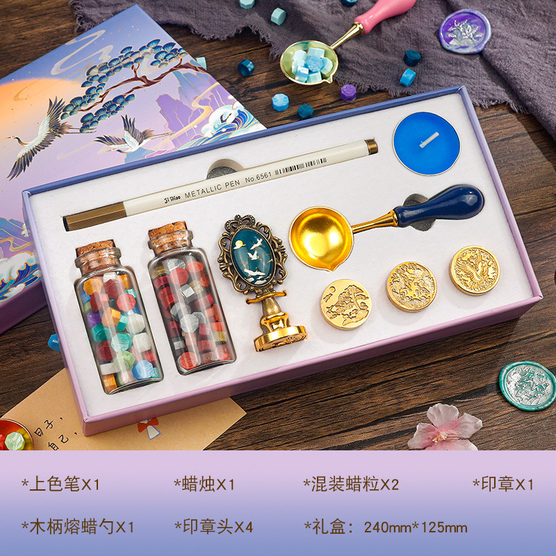 Tienda cultural y creativa Puzzle Astronaut Fire Paint Set Caja de regalo Juguetes prácticos para estudiantes de primaria y secundaria Regalo de cumpleaños creativo