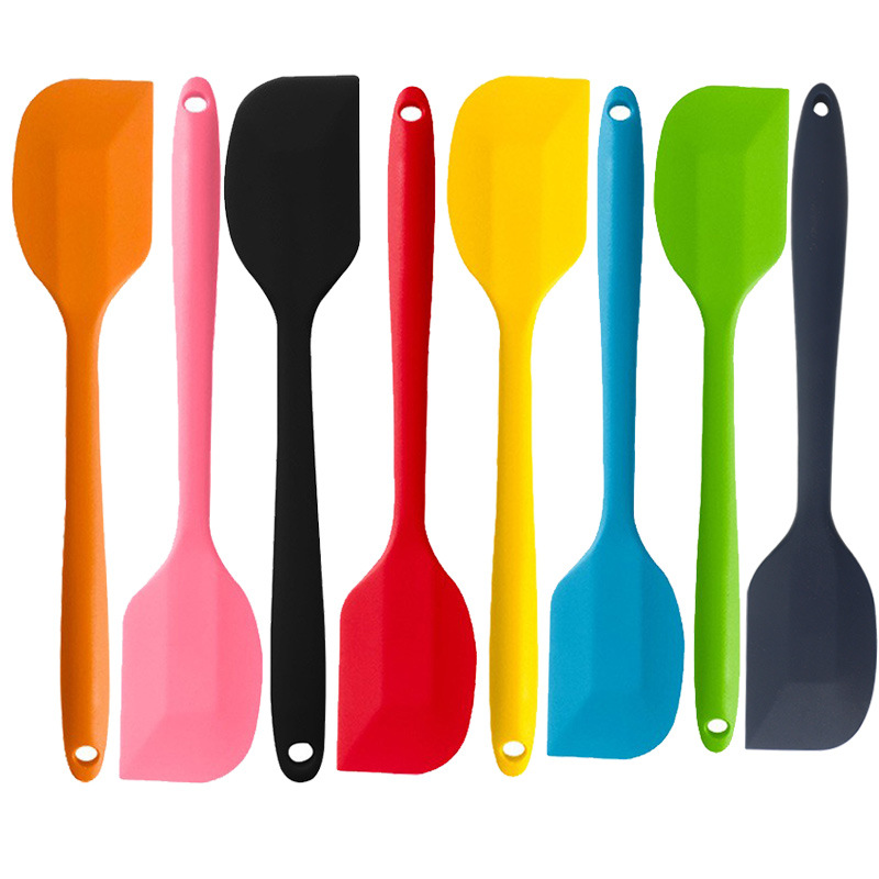 Fábrica espátula de silicona espátula de crema de pastel espátula de silicona grande espátula de silicona para hornear en el hogar en stock al por mayor