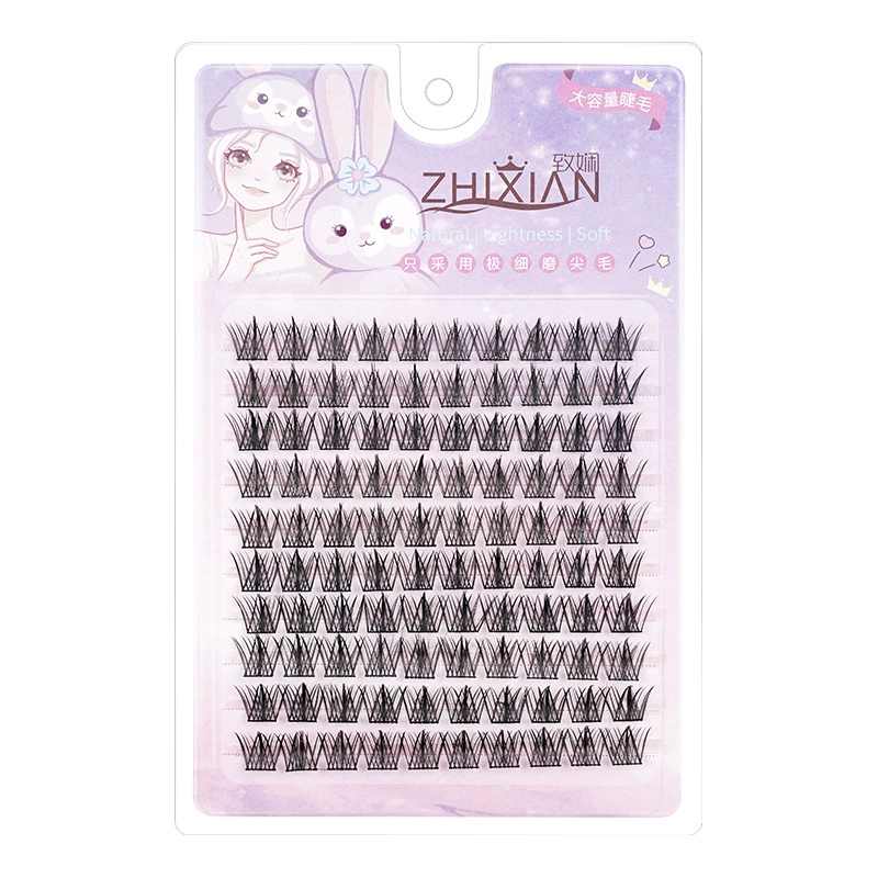 Dense False Eyelashes for Extension, Multi-Style Individual Cluster Flare Kit, Reusable