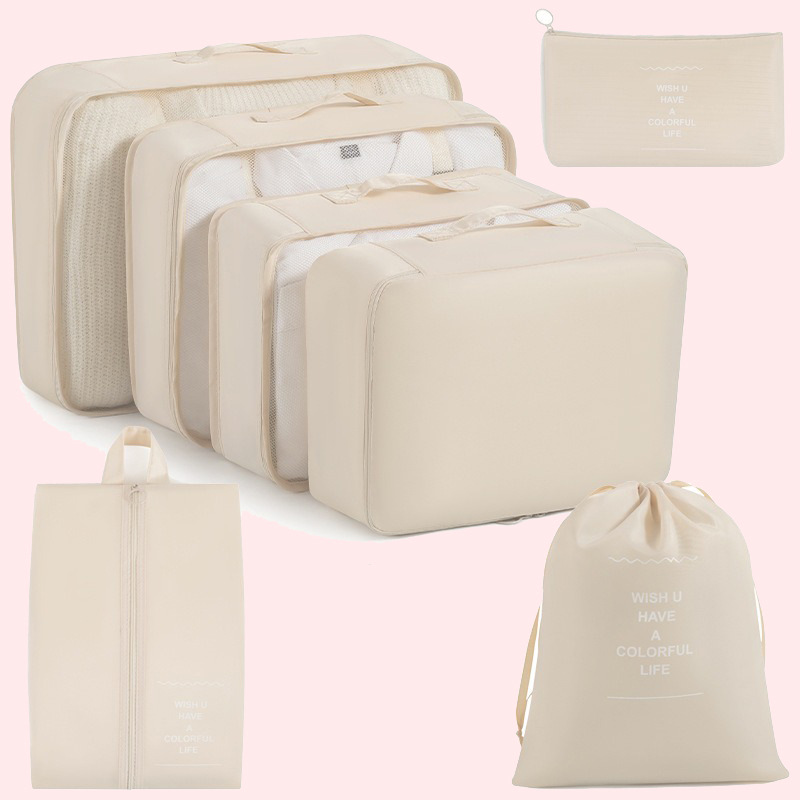 Engrosamiento de viaje multifuncional de siete piezas bolsa de almacenamiento de equipaje clasificación de ropa de organización bolsa de almacenamiento traje al por mayor