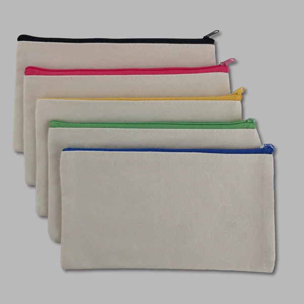 With zipper, beige, 12cm, 21cm