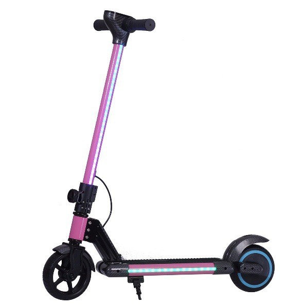 Scooter infantil transfronterizo plegable scooter recargable portátil de dos ruedas ligero de dos ruedas coche de juguete infantil