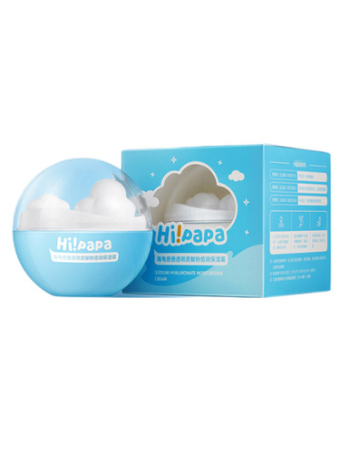 hipapa Sea Turtle Dad Children's Cloud Cream Moisturizer Baby Face Cream Autumn/Winter Skin Smoothing Blue Algae Soothing