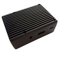 适用树莓派RaspberryPi4b铠甲铝合金外壳散热柱强效散热增强