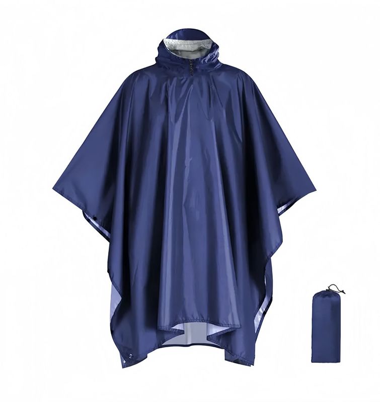 ♔天幕多功能三合一斗篷雨衣背包登山户外迷彩战术连帽斗篷雨|undefined