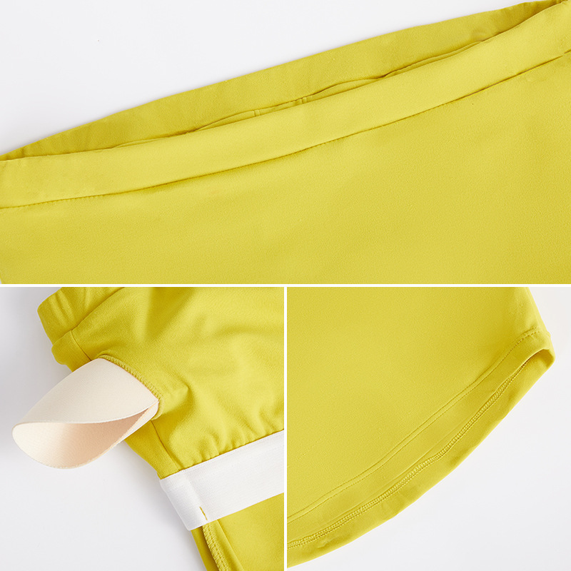 Primavera temprana Dopamina chica color vestir ropa de yoga mujer al aire libre ajustada ropa de ejercicio para correr