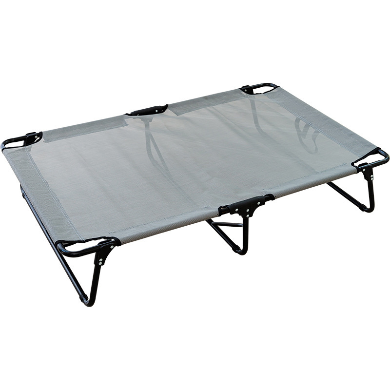 Gray simple sin instalación cama de marcha de perros grandes cabello dorado transpirable gran espacio cama de perros cama de perros mascotas cama de marcha de perros