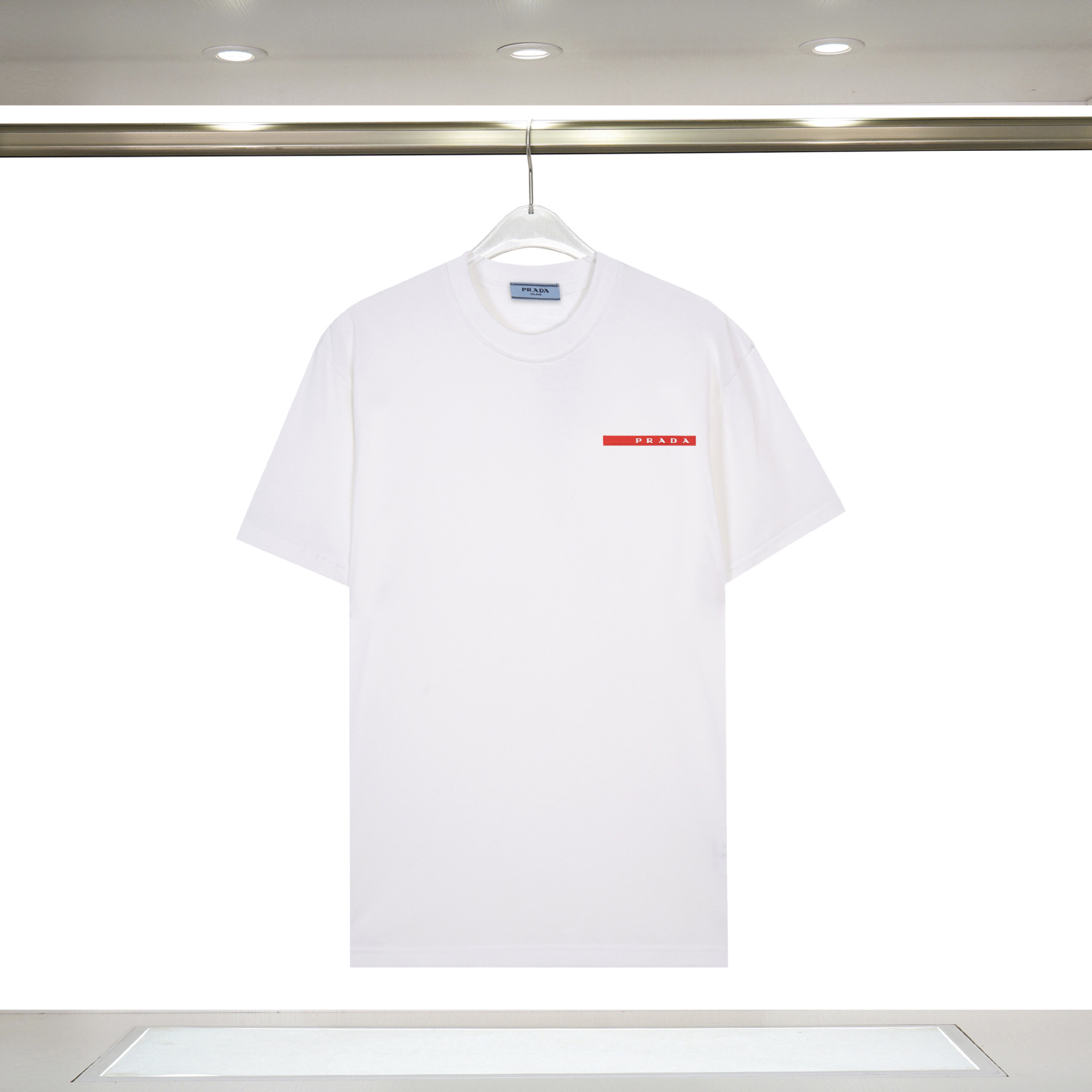 Amiri Cross-Border New AMIRI Letter Logo Hot Drilling Craft para hombres y mujeres camisetas de manga corta sueltas