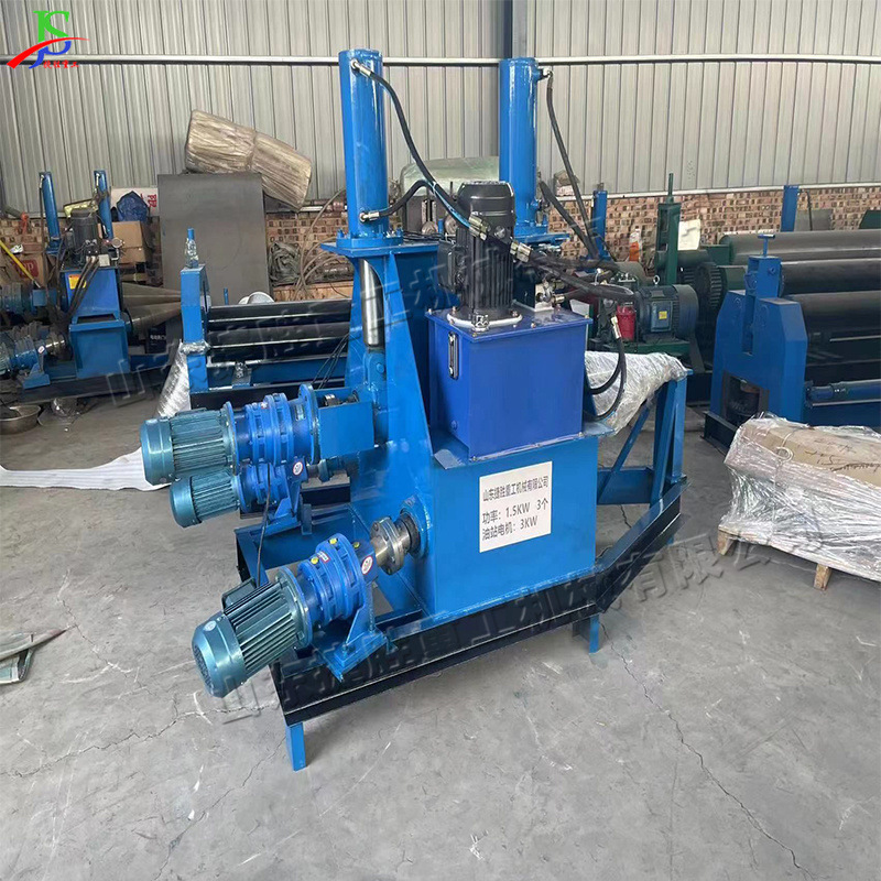 Máquina dobladora de cono hidráulica automática máquina de laminación de acero inoxidable Fabricación de placa de metal CNC cono de laminación de cabeza grande y pequeña