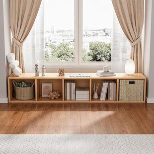 Bedside Cabinet Long Storage Cabinet Bay Window Cabinet Low Cabinet Free Combination Can Sit and Store Bedroom Floor Storage Cabinet Floor Cabinet