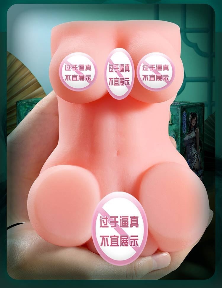 Lulu Cup Green and White Love 2nd Generation Manual Masturbator Cup in TPE — detail image 22