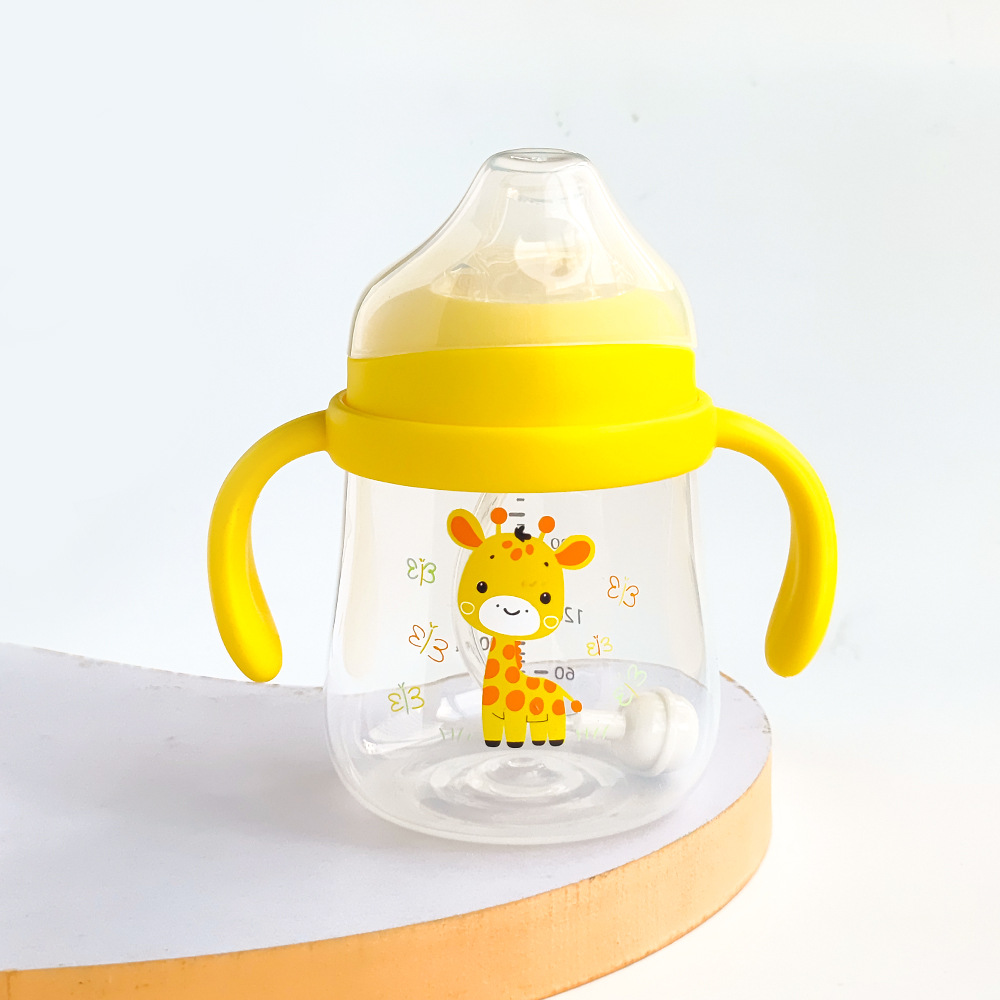 Fabricante de origen Taza de agua para niños Taza de pico de pato Taza de paja Taza de plástico Taza de agua 360 Serie completa de tazas para bebés