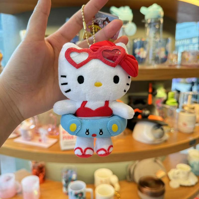 漫画アニメネット有名人同風KT猫大集合シリーズキーホルダー、女の子用バックパック飾り卸売|undefined