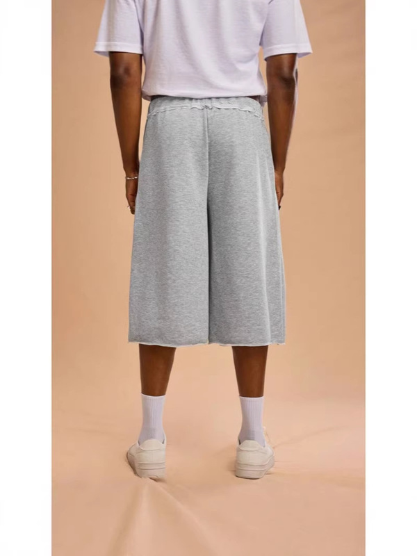 Cross-Border Foreign Trade Shein's Best-Selling Model Forever 21 Men's Gray Casual Loose Mid-Length Sports Shorts Cross-Border Foreign Trade Shein's Best-Selling Model Forever 21 Men's Gray Casual Loose Mid-Length Sports Shorts