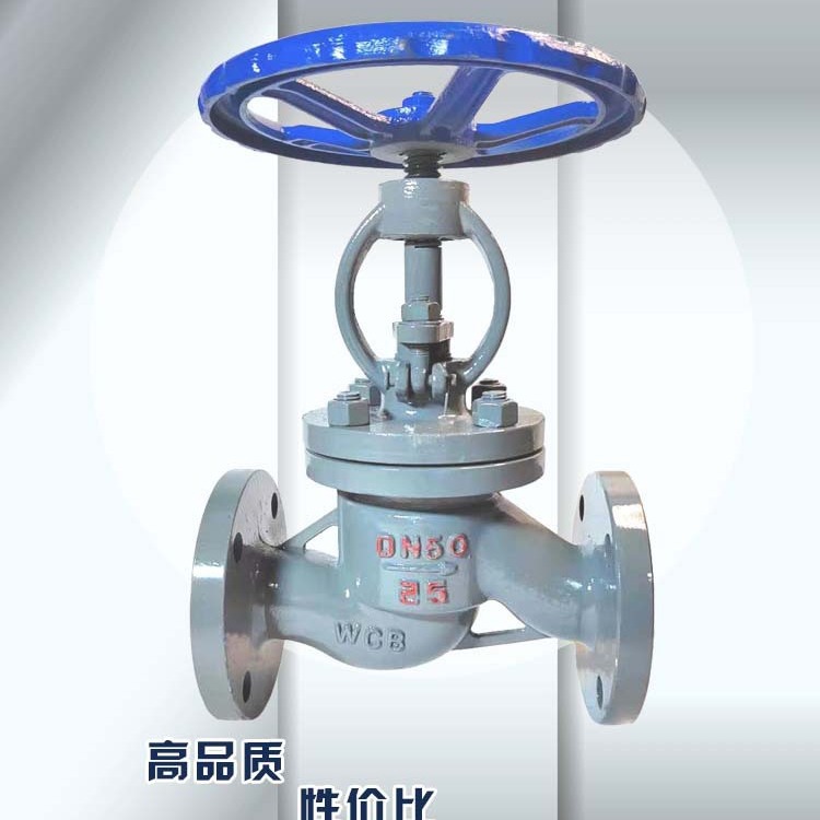 法兰铸钢截止阀 J41H-100C DN150 高压截止阀 重型 高温电站