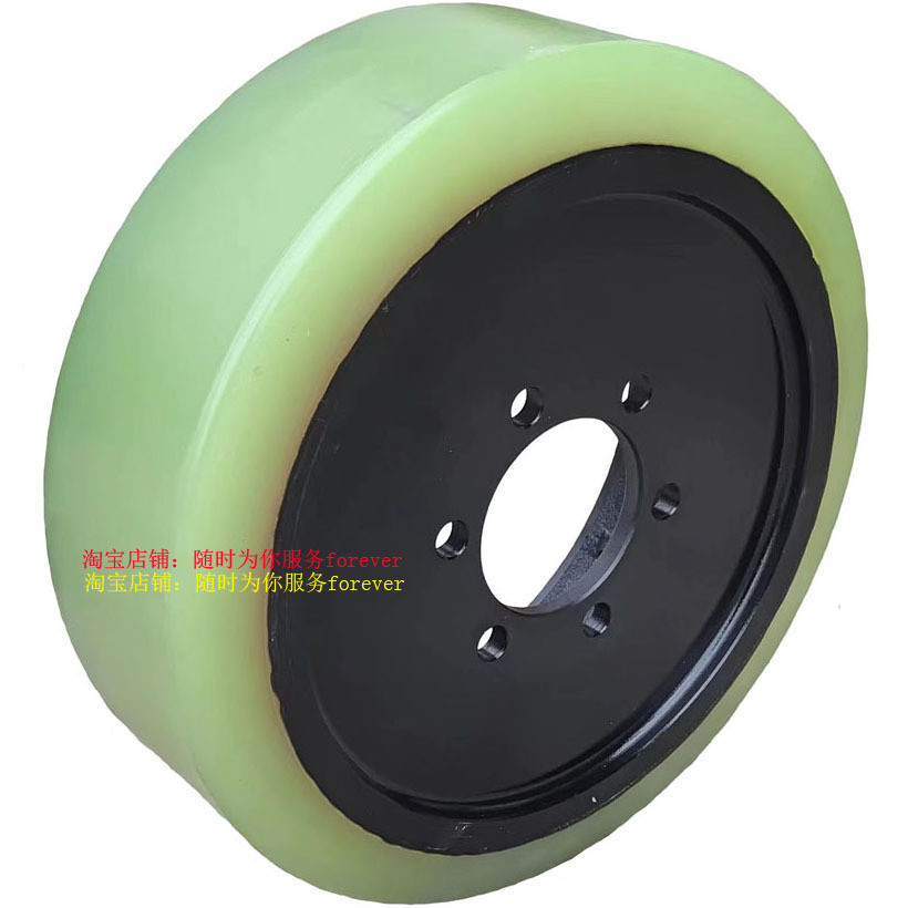 杭州电动叉车1.4吨后轮主动轮 CQD14H驱动轮行驶轮子 聚氨酯胶轮