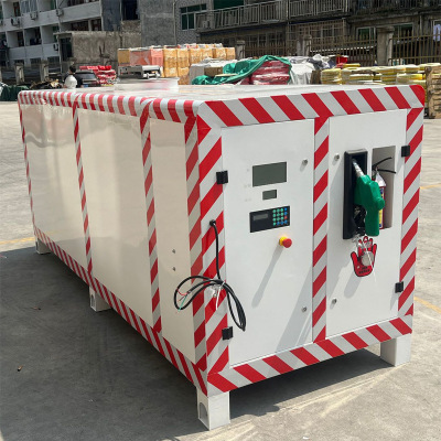 explosion-proof Barrier gasoline diesel oil move Container Stations 1-5 cube Oil tank Integrated machine small-scale