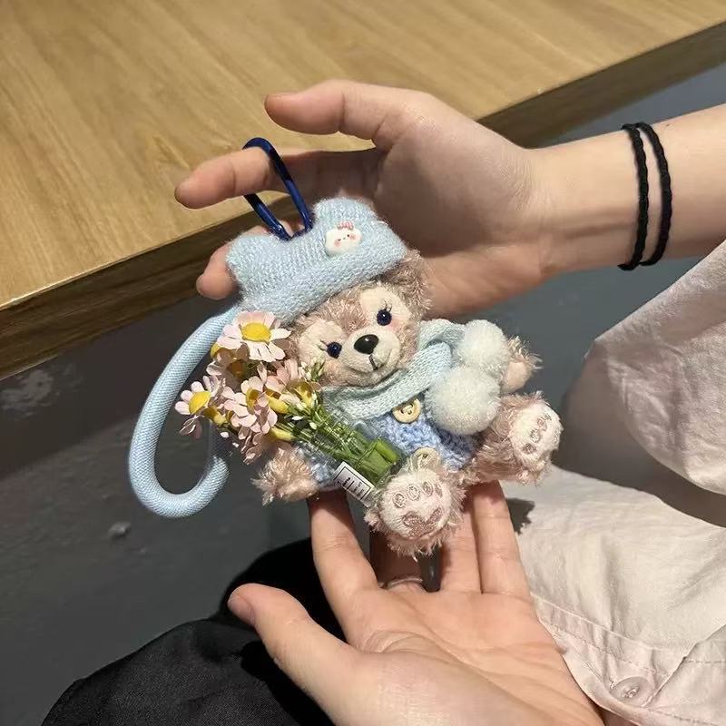 かわいいシェリー薔薇のキーホルダーストラップ女子プレゼント人形人形人形ぬいぐるみ卸売り|undefined