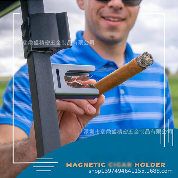 Metal Cigar Holder with Magnetic Base Adjustable Premium Cigar…