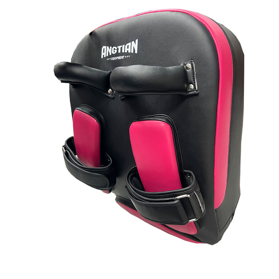 Angtian personalizado nuevo tipo de boxeo de patada lateral objetivo pesado objetivo de pecho arqueado objetivo de pies grandes objetivo de entrenamiento de boxeo tailandés