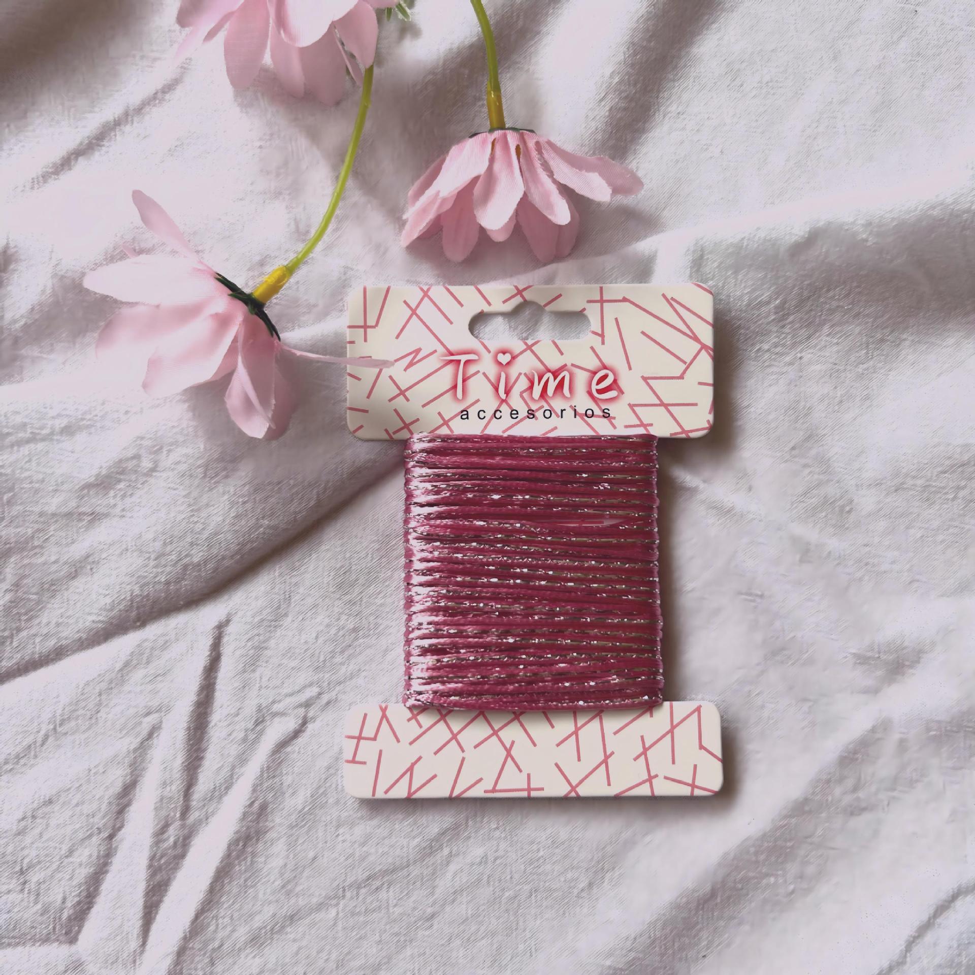 6호 핑크 플러스 실버* 5m