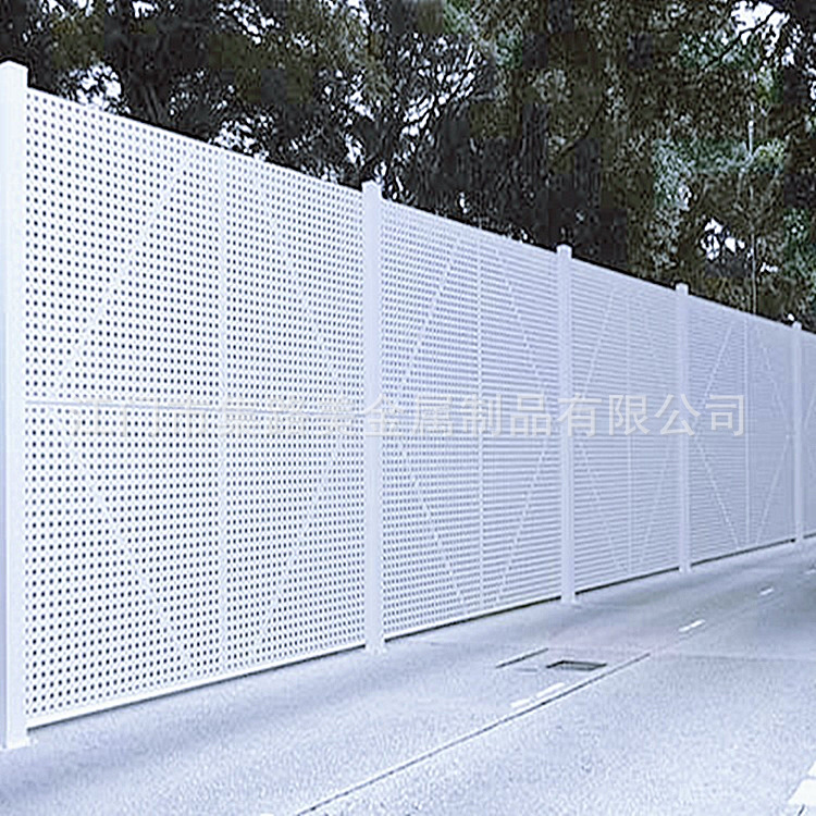 工厂市政冲孔围挡沿海地区工地施工围蔽道路隔离镀锌冲孔板围挡