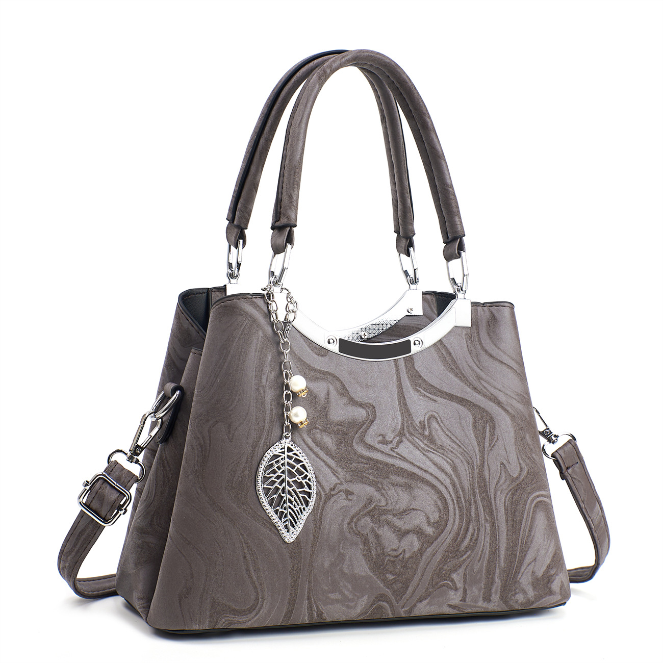 Estilo occidental 2025 color sólido nuevo estilo de gran capacidad casual moda textura viajero bolso de mensajero de un solo hombro mujer