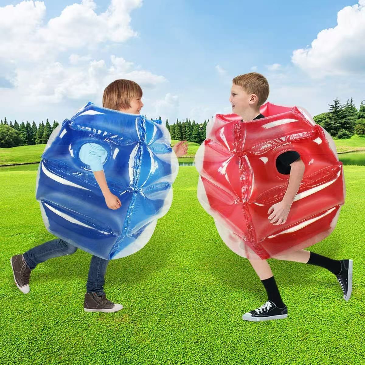 Factory direct stock of fun bumper balls, creative stress-relieving collision balls, parent-child sports outdoor grass globe adult impact balls.