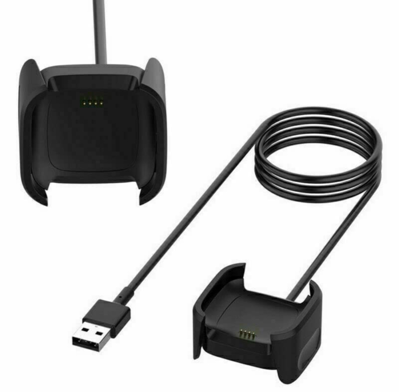 Factory direct sales fitbit versa 2 smartwatch charger, charging base, charging cable, USB undefined