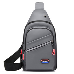 Wholesale Men's Chest Bag Outdoor Casual Simple Oxford Cloth Waterproof Sports Single Shoulder Bag Multifunctional Crossbody Bag
