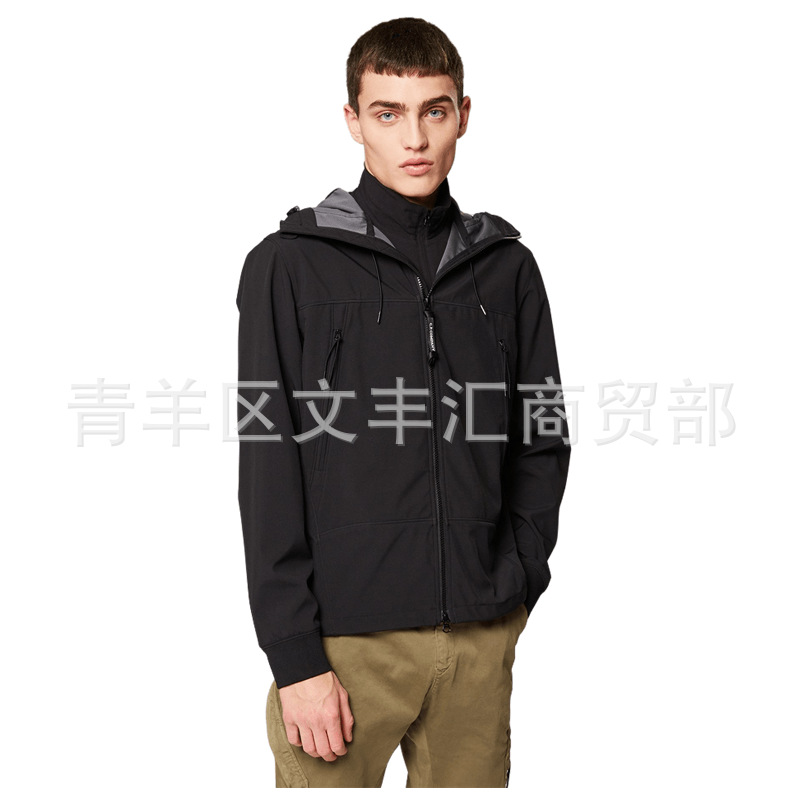 新款秋冬男装宽松防风开衫拉链加绒冲锋衣夹克外套潮 Jacket