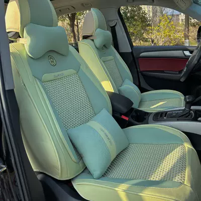 net red full surround cushion, Universal seat cover - apple-green-deluxe-edition-five-seat-universal-cushion