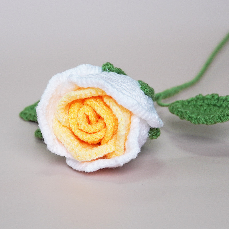 Producto terminado-copa de vino rosa amarilla