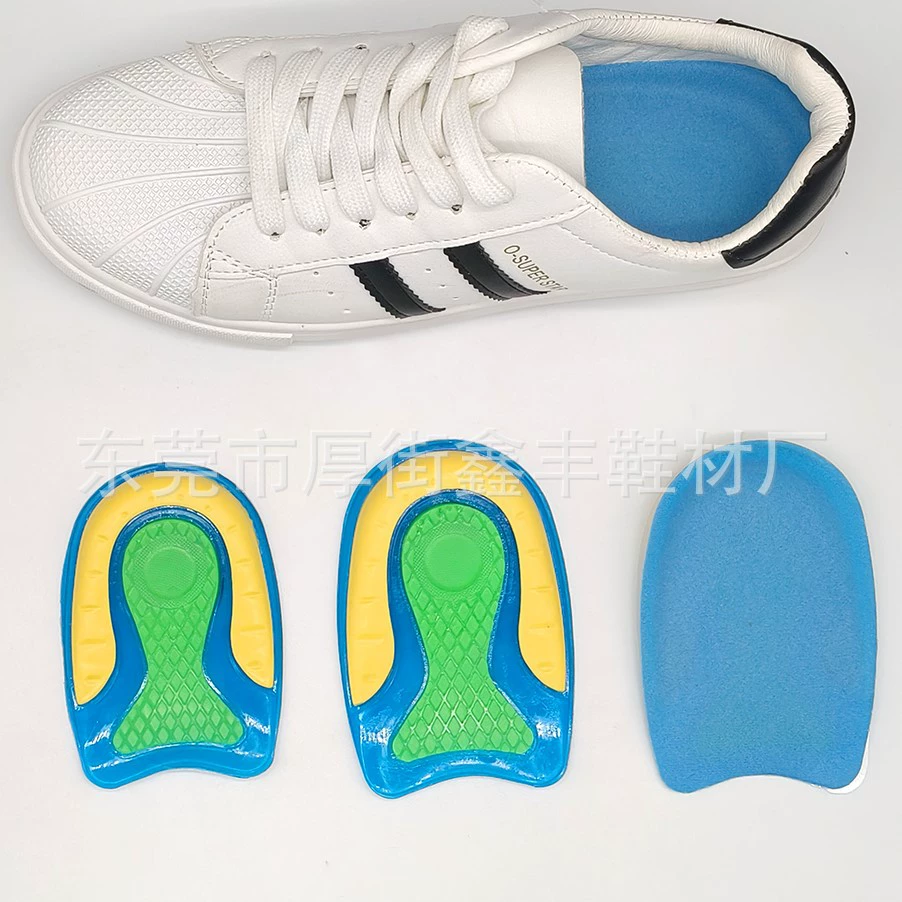 Трансграничная TPE подкладка для пятки Мягкая спортивная амортизация противоизношенные ножки подошвы для ног
