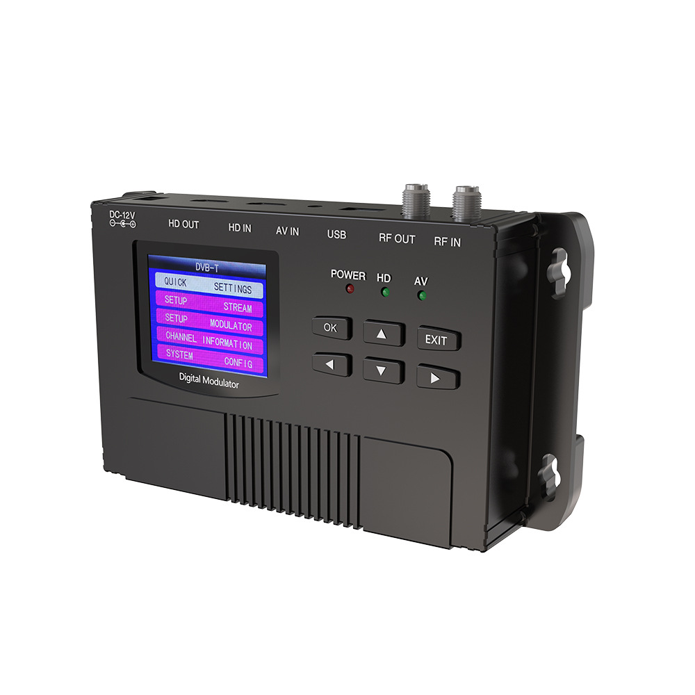 MPEG4 digital HD AV RF DVB-T/DVB-C/ISDBT Modulador c odifica