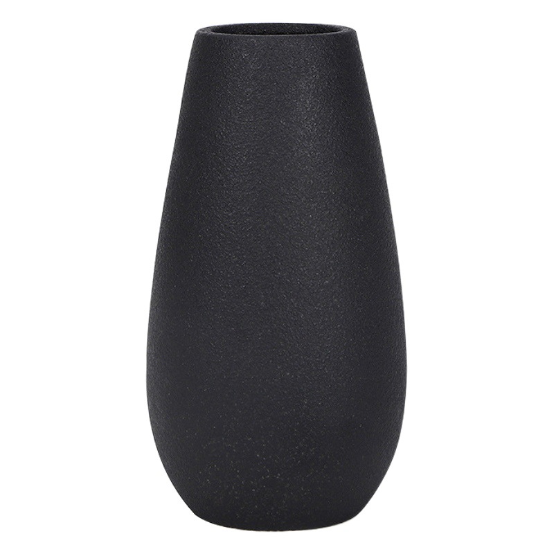 Jarrón de cerámica estilo nórdico para decoración del hogar arreglos florales y flores secas