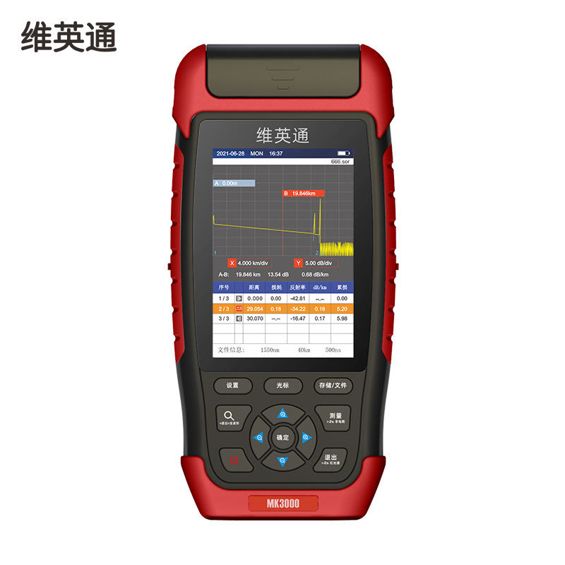 Weiying Tongguang Time Domain Reflectometer Mk3000 Optical Fiber Tester Otdr