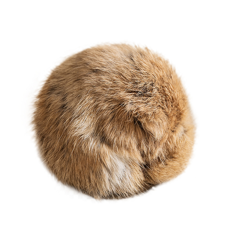 Bestseller Rabbit Fur Teasing Cat Self-Entertainment Boredom Relief Scratch-Resistant Bite-Resistant Plush Ball Shape Silent Pet Magic House_voghion.com