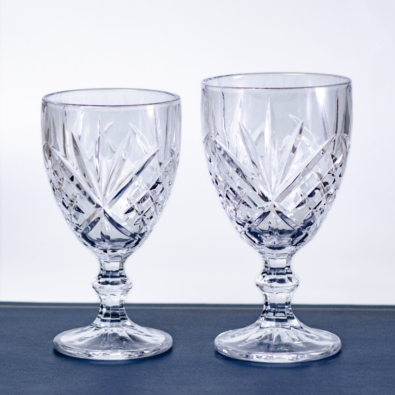 Durable crystal wineglass for home use